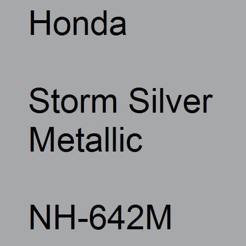 Honda, Storm Silver Metallic, NH-642M.